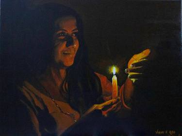 Original Photorealism Light Paintings by Varun Rao