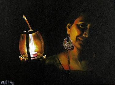 Original Photorealism Light Paintings by Varun Rao