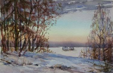 Original Realism Landscape Painting by Marina Krotova