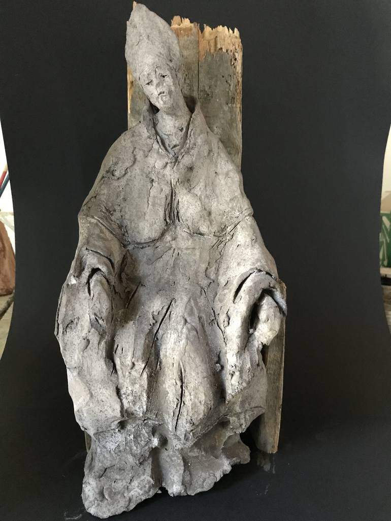 Original Religious Sculpture by Armando D'Andrea