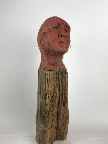 Original Abstract Expressionism Men Sculpture by Armando D'Andrea