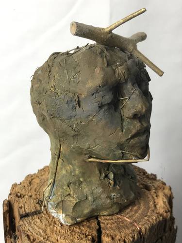 Original Conceptual Men Sculpture by Armando D'Andrea