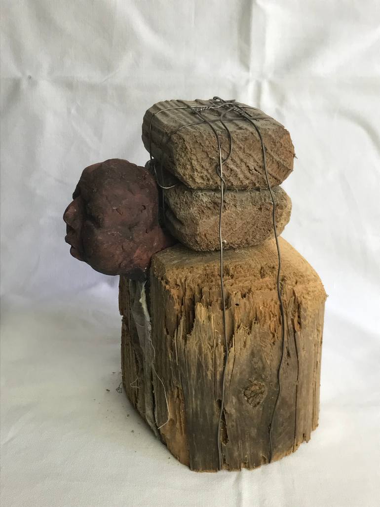 Original Abstract Expressionism Men Sculpture by Armando D'Andrea