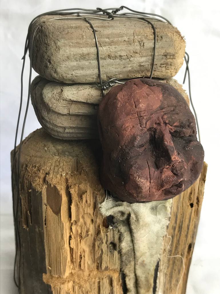 Original Abstract Expressionism Men Sculpture by Armando D'Andrea