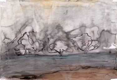 Original Abstract Nature Drawings by Sybs Bauer