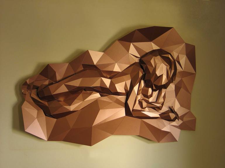 Original relief Body Sculpture by Toby Short