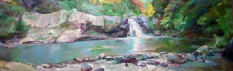 Ramsey Falls Painting by stuart roddy | Saatchi Art