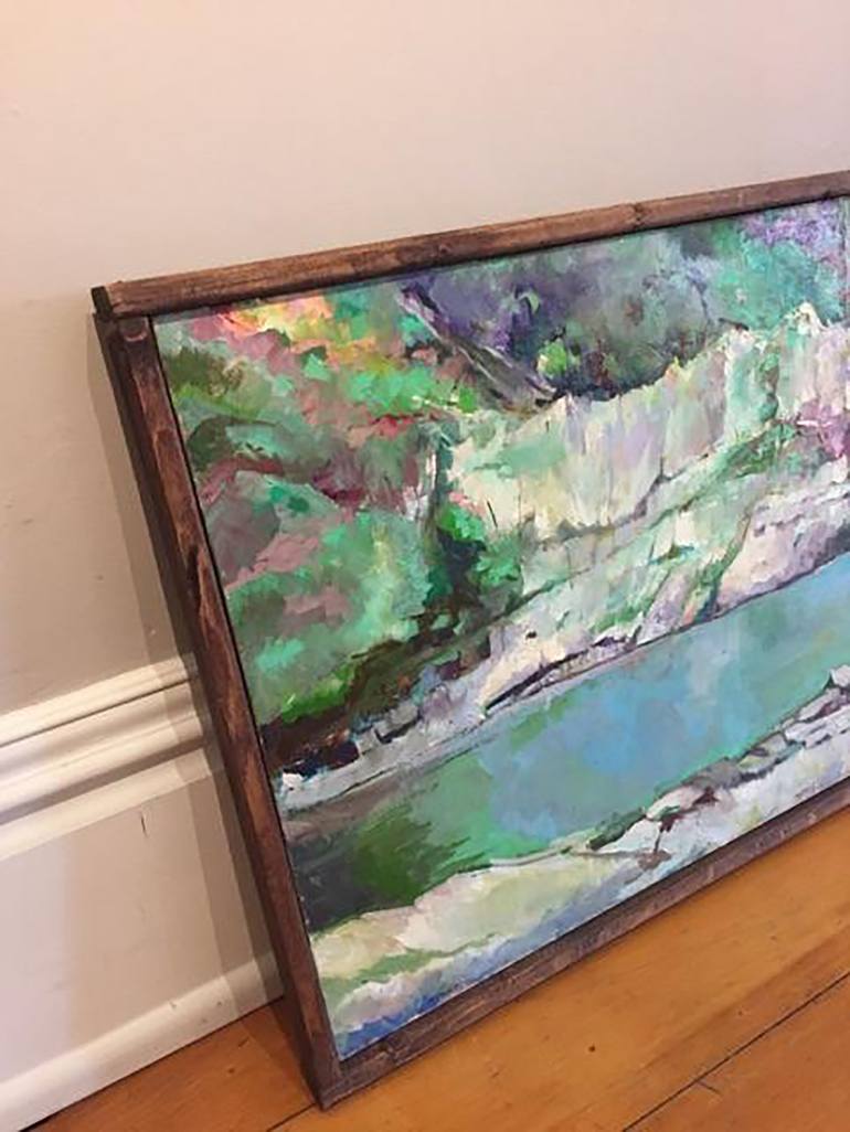 Original Abstract Landscape Painting by stuart roddy