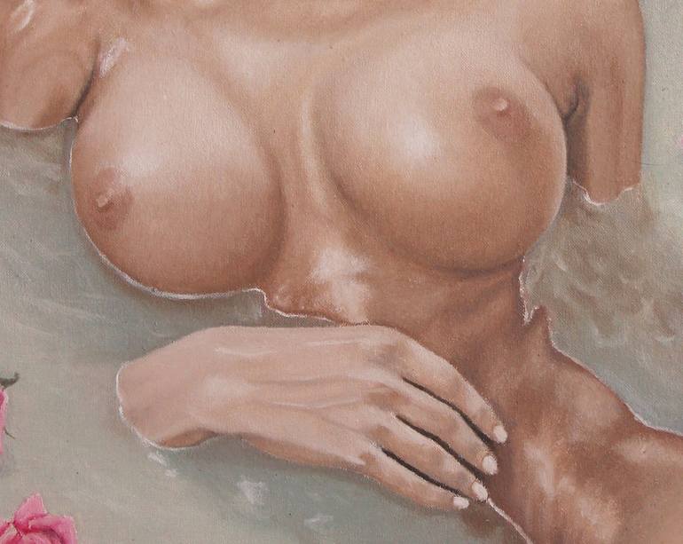 Original Nude Painting by Kamyar Tarikhi