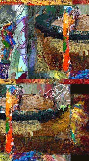 Print of Digital Art Abstract Mixed Media by Gintaras Kušlys