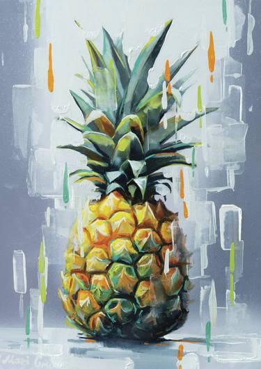Original Abstract Food & Drink Paintings by Mari Gru