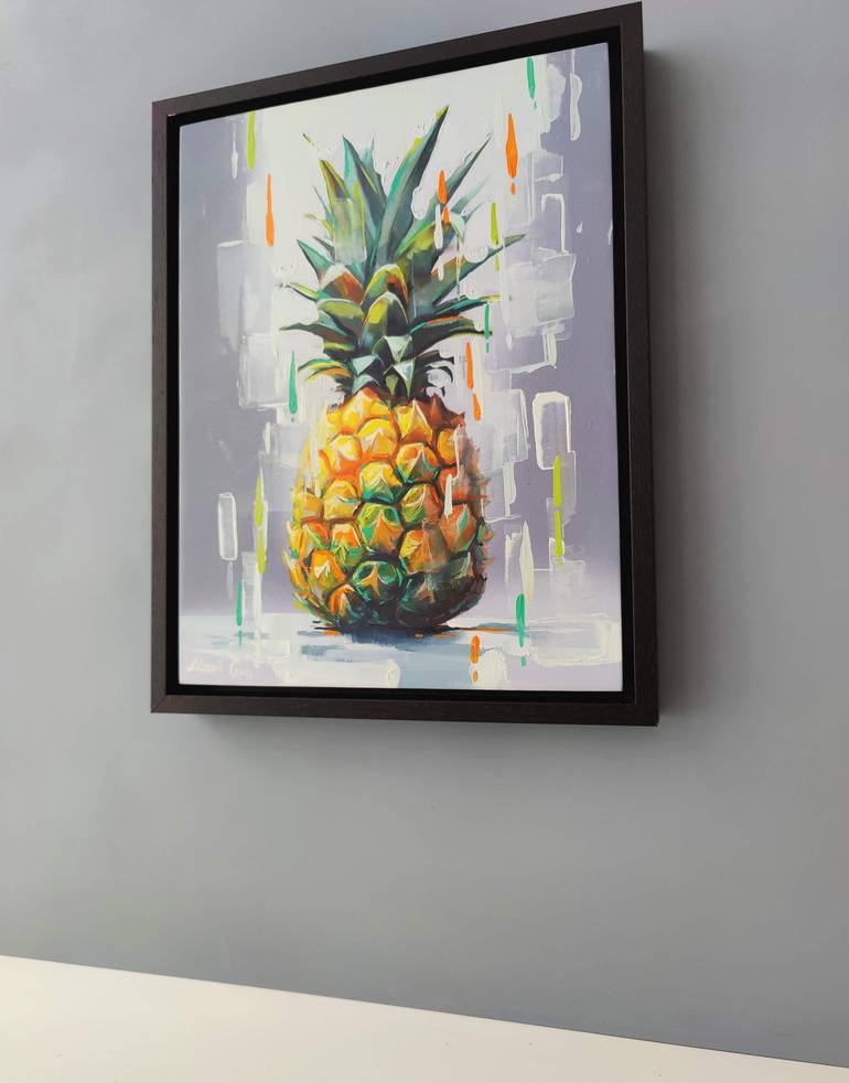 Original Abstract Food & Drink Painting by Mari Gru