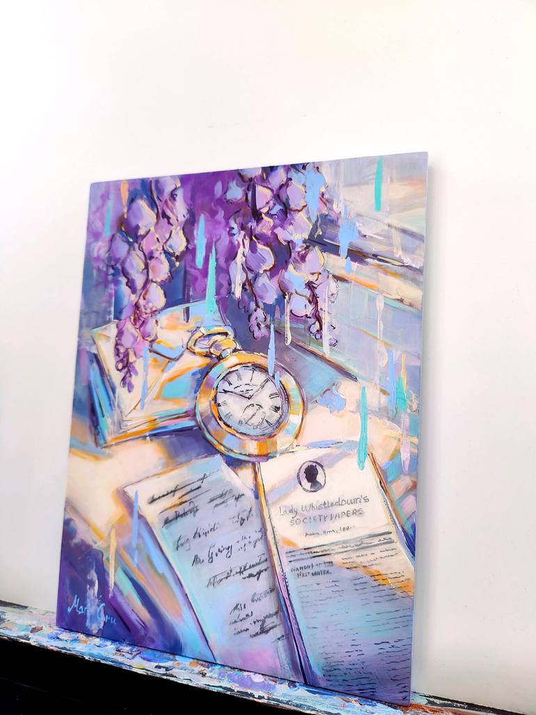 Original Abstract Love Painting by Mari Gru