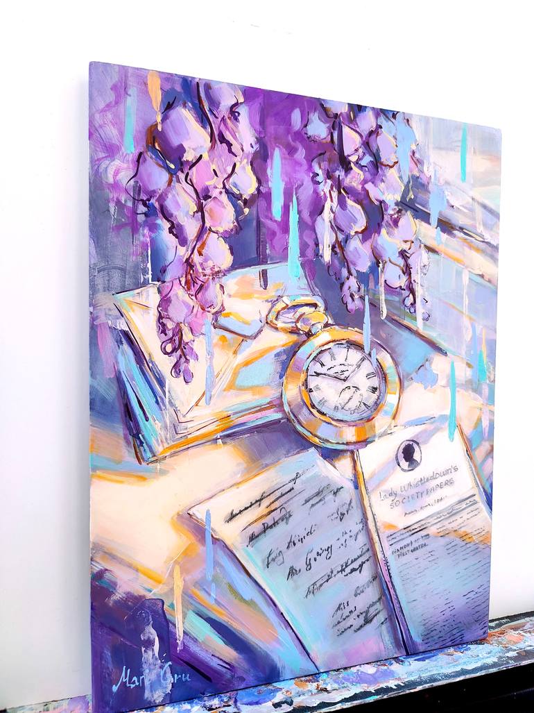 Original Abstract Love Painting by Mari Gru