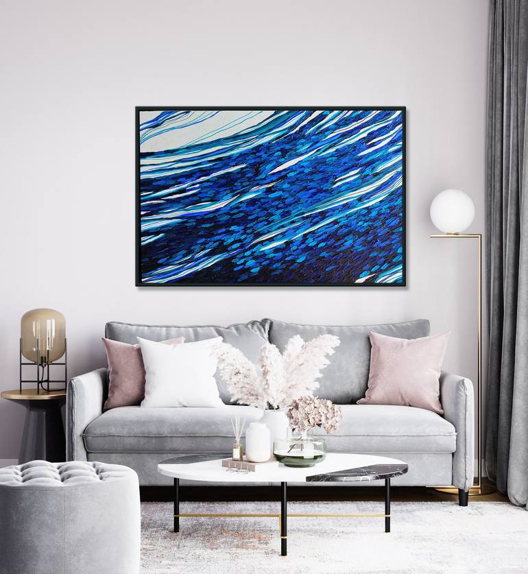 Original Impressionism Abstract Painting by Mari Gru