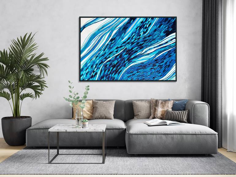 Original Abstract Painting by Mari Gru