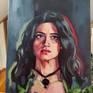 The Witcher Yennefer of Vengerberg Portrait Painting Painting Mari Gru