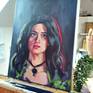 The Witcher Yennefer of Vengerberg Portrait Painting Painting Mari Gru