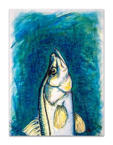 Print of Figurative Fish Paintings by chris italiano