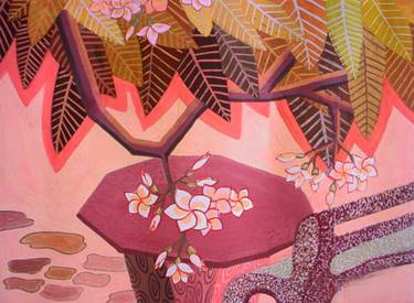 Print of Art Deco Garden Paintings by Phung Wang