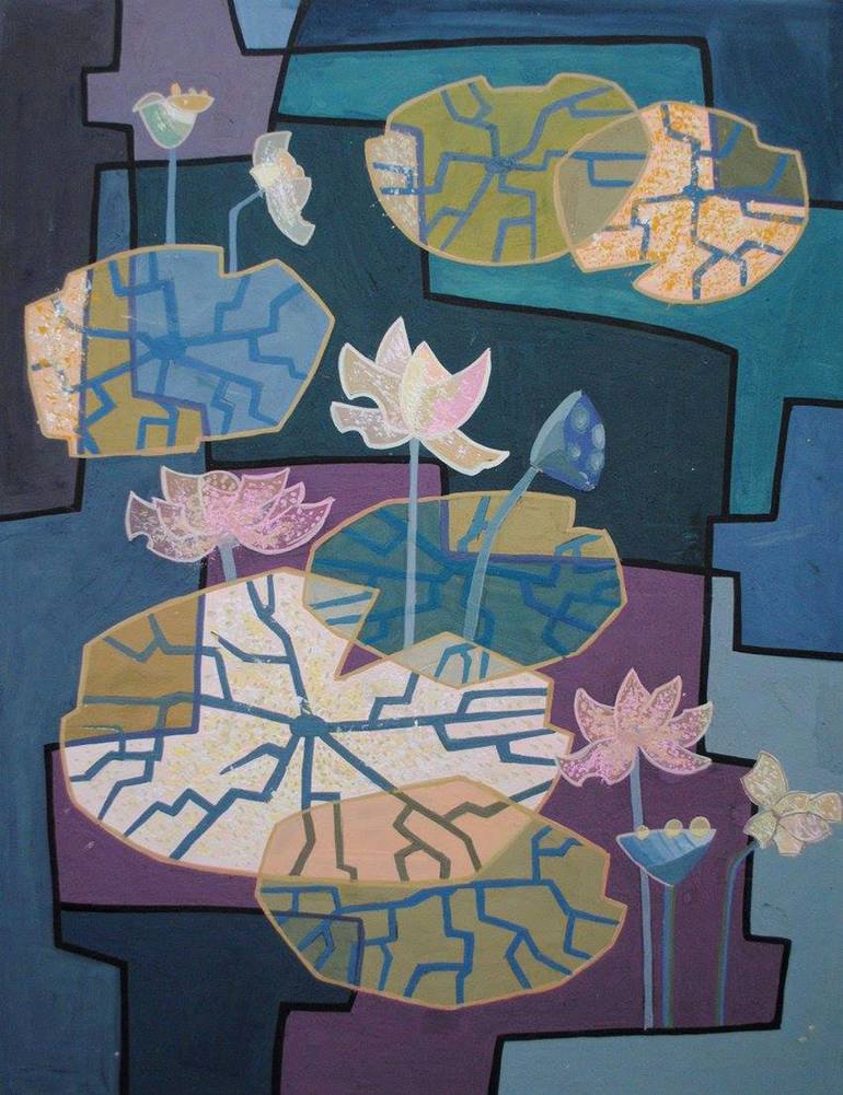 Print of Art Deco Landscape Paintings by Phung Wang