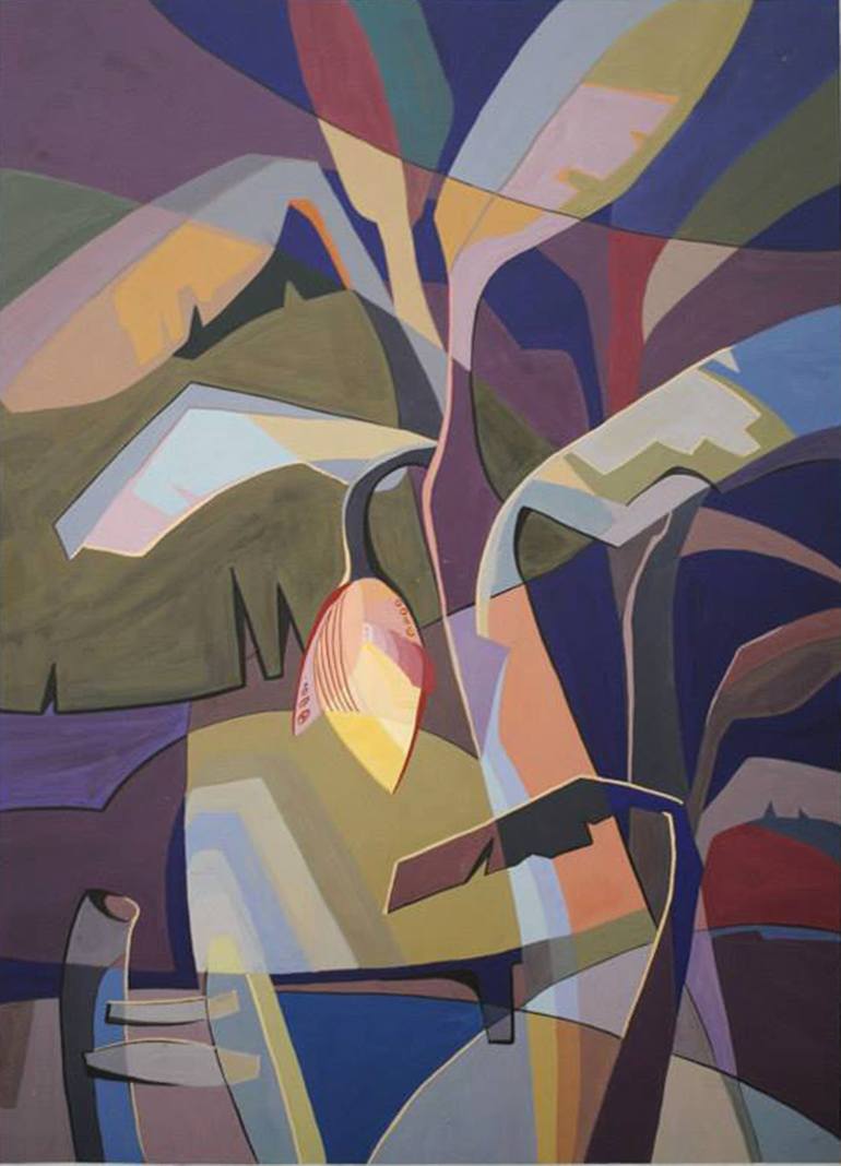 Print of Art Deco Garden Paintings by Phung Wang