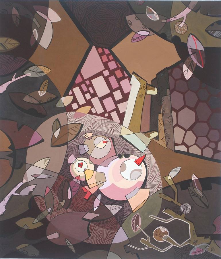 Print of Art Deco Garden Paintings by Phung Wang