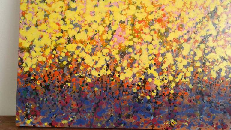 Original Abstract Expressionism Landscape Painting by Phung Wang