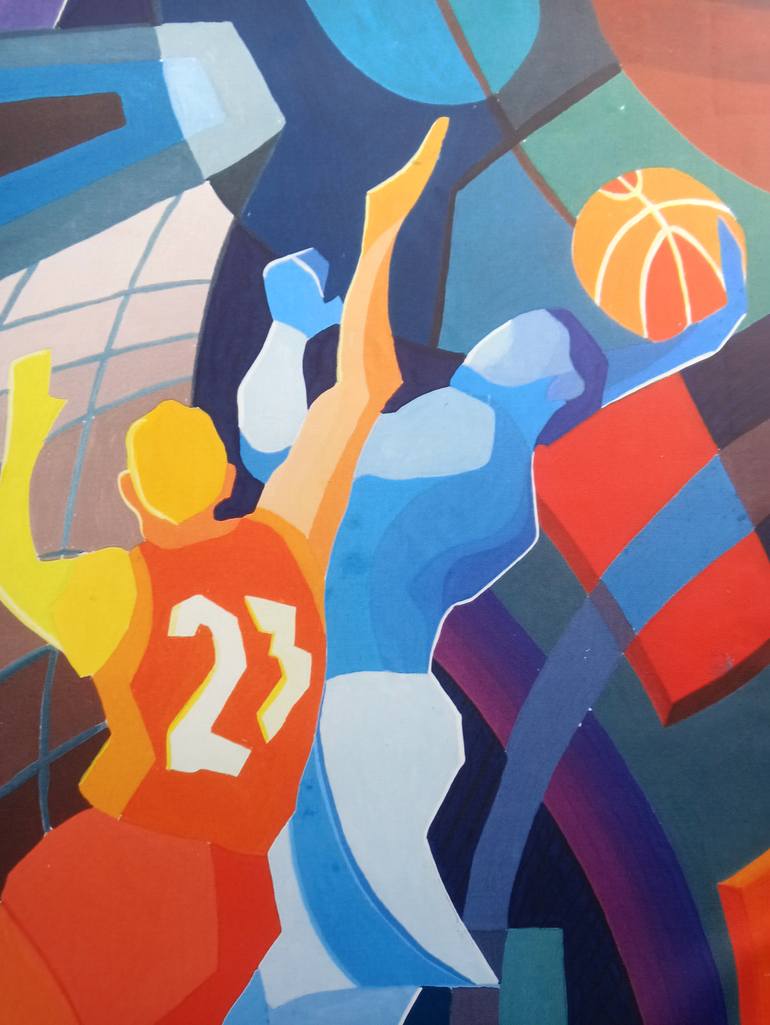 Original Sports Painting by Phung Wang