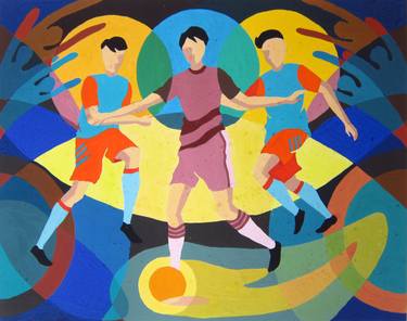 Original Modern Sports Paintings by Phung Wang