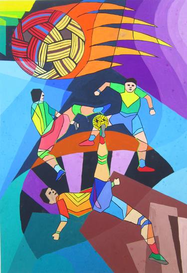 Original Sports Paintings by Phung Wang