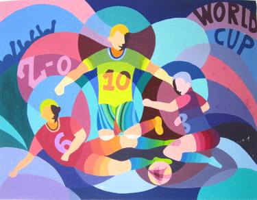 Print of Sport Paintings by Phung Wang