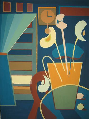 Print of Art Deco Still Life Paintings by Phung Wang