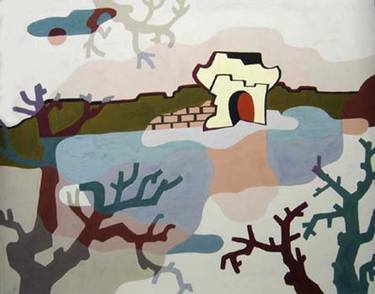 Print of Art Deco Landscape Paintings by Phung Wang