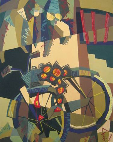Print of Art Deco Garden Paintings by Phung Wang