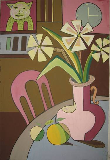 Print of Art Deco Still Life Paintings by Phung Wang