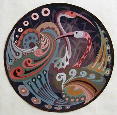 Print of Art Deco Animal Paintings by Phung Wang