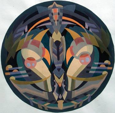Print of Art Deco Floral Paintings by Phung Wang