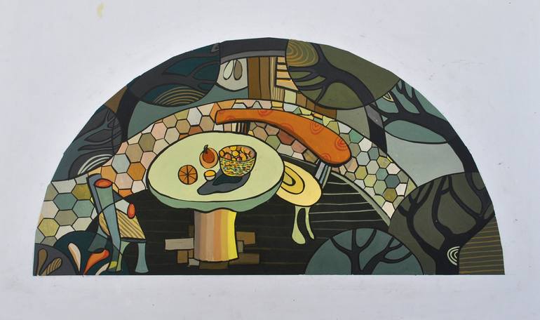 Print of Art Deco Landscape Paintings by Phung Wang