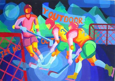Print of Abstract Sports Paintings by Phung Wang