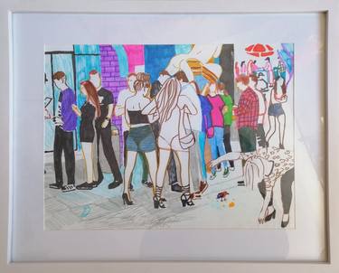 Print of Figurative Cities Drawings by juris libeks