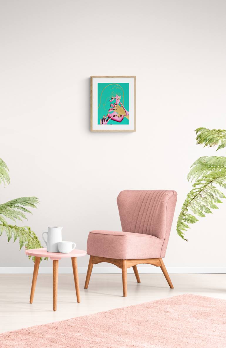 Original Conceptual People Painting by Lindsay Huss