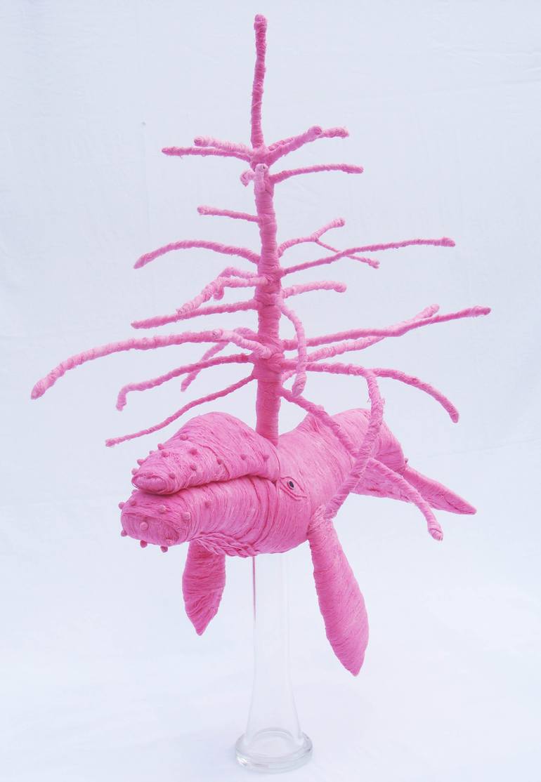 Original Surrealism Nature Sculpture by Sauro Manetti