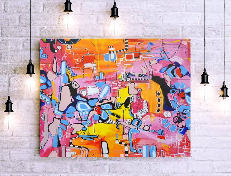 Original Abstract Painting by Anna Dvornik