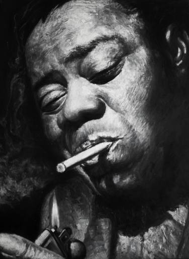 Portrait of Louis Armstrong thumb