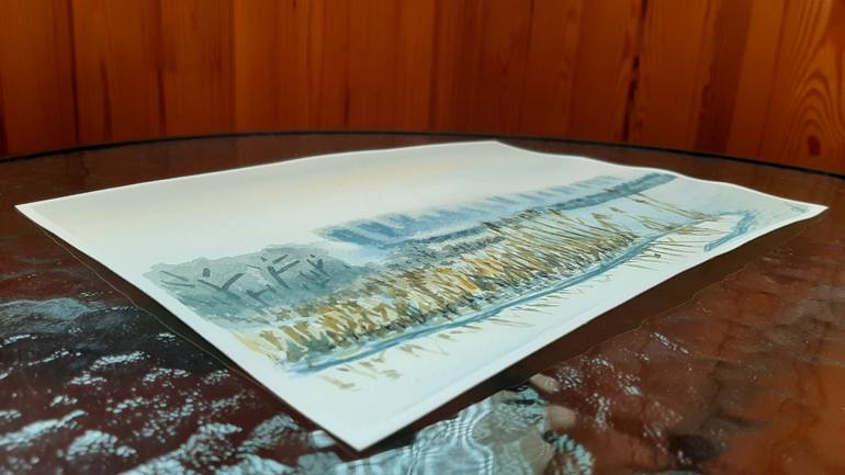 Original Figurative Water Painting by Victor Chaika