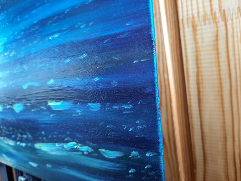 Original Art Deco Seascape Painting by Victor Chaika