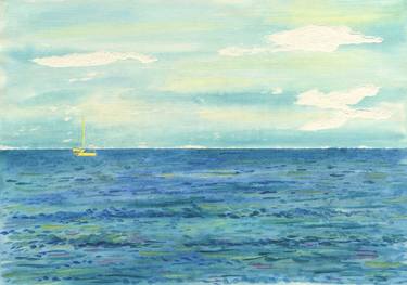 Original Yacht Paintings by Victor Chaika