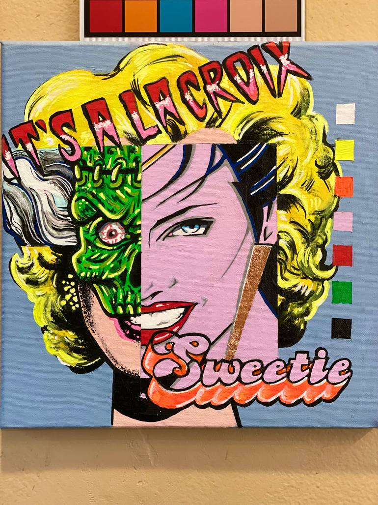 Original Figurative People Painting by Henry Hate