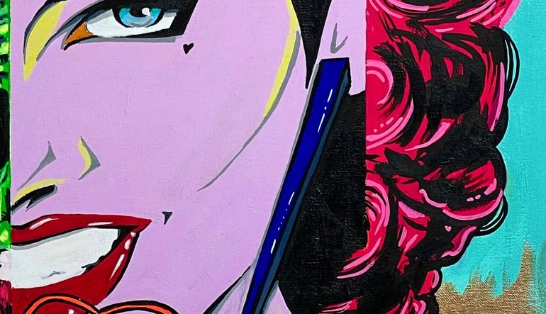 Original Figurative Women Painting by Henry Hate